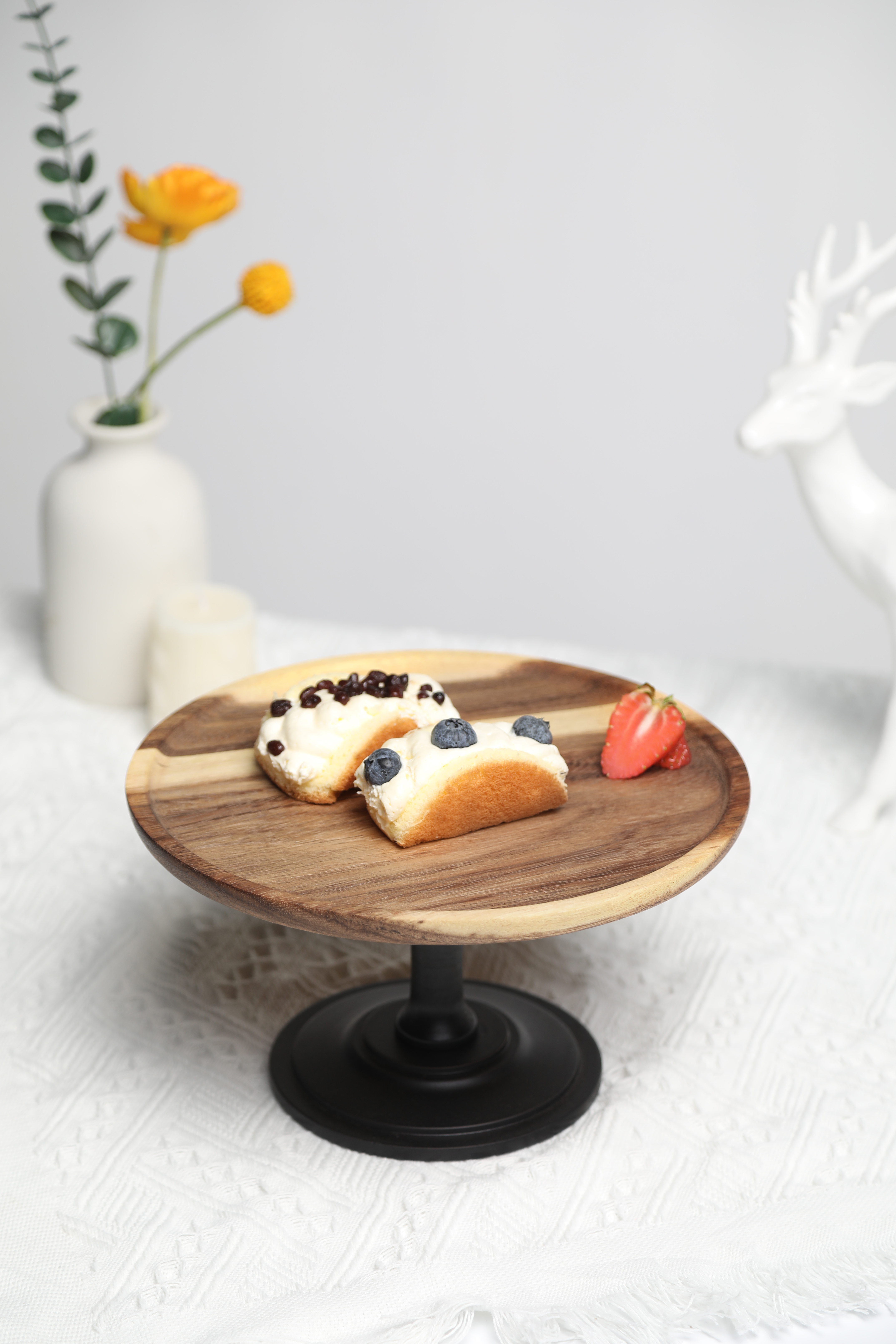 Wooden Serving Tray Acacia Wood Cake Stands