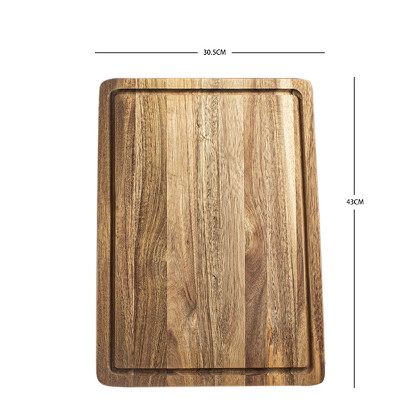 Classic Square Acacia Wooden Cutting Board Chopping Board