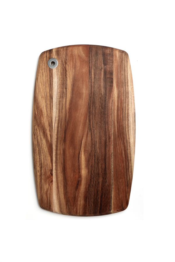 Irregular Shape Acacia Wood Cutting Board with Hanging Hole