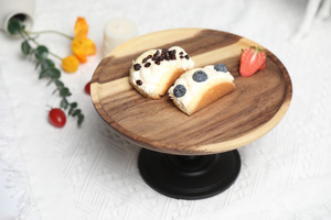 Wooden Serving Tray Acacia Wood Cake Stands