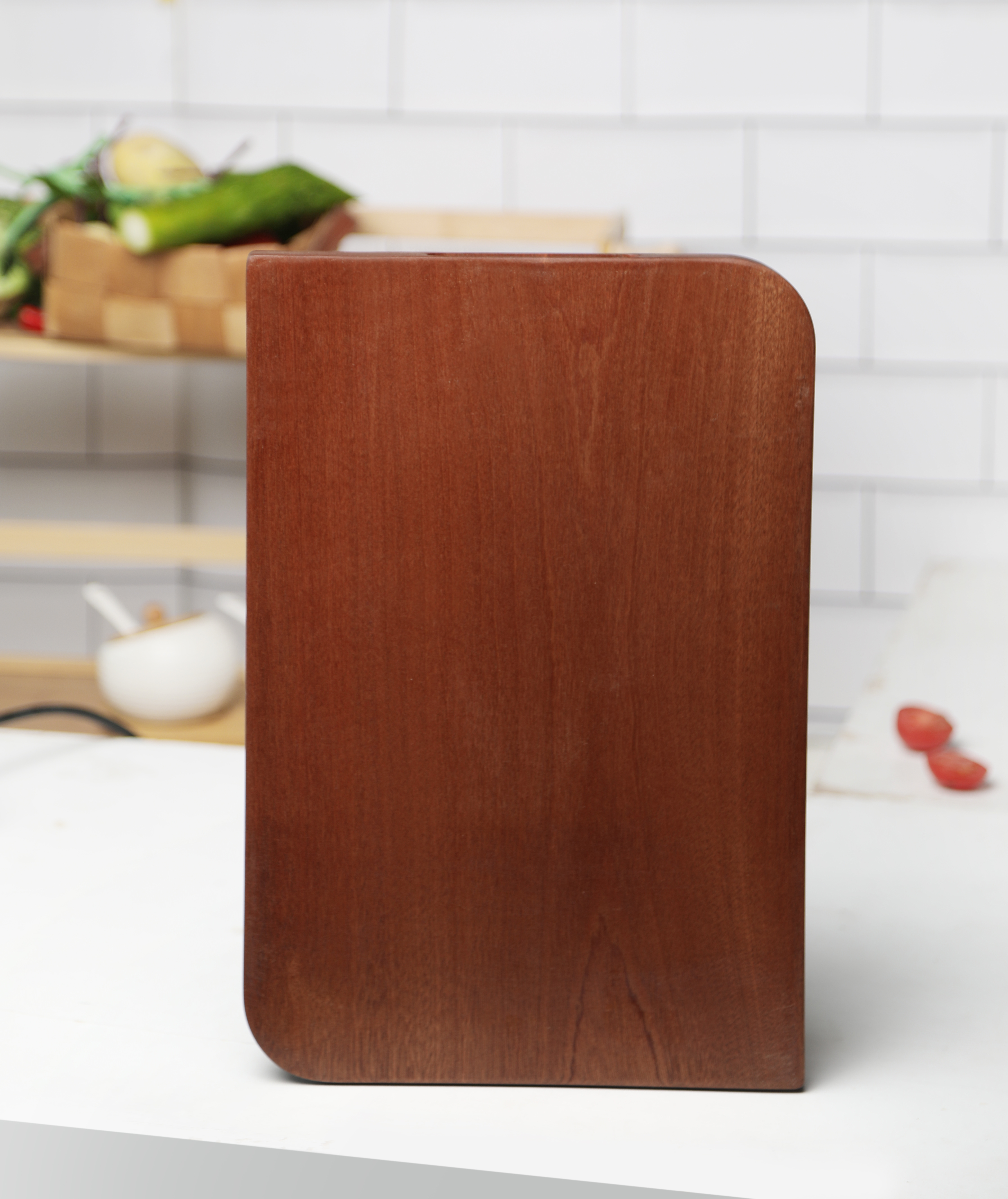 Irregular Wooden Cutting board With Built-in Hand Grips